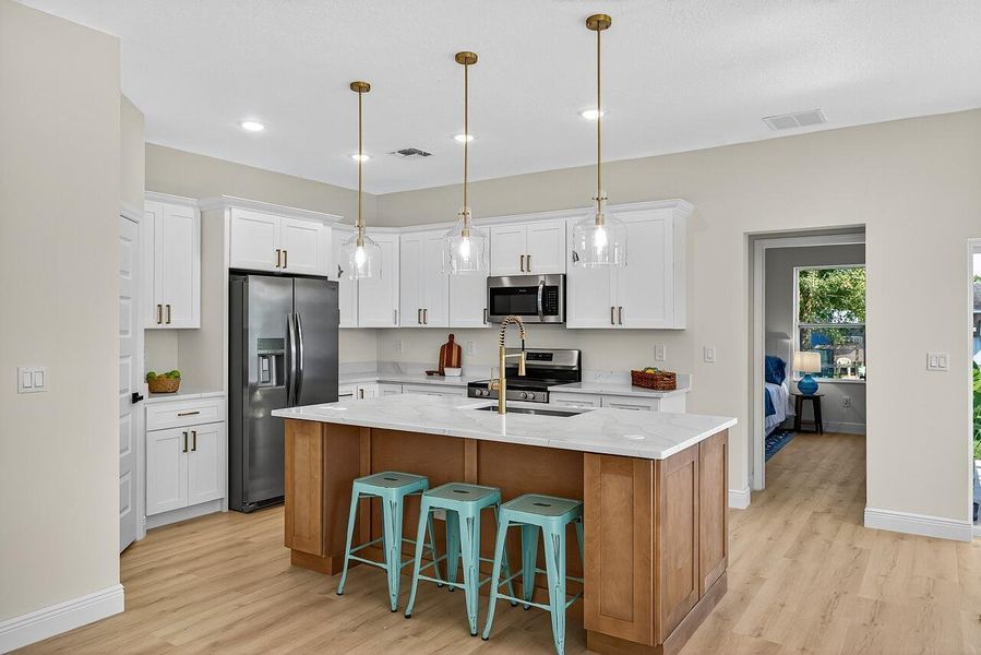 Furnished interior view inside a new home in , Vero Beach (Image 17).