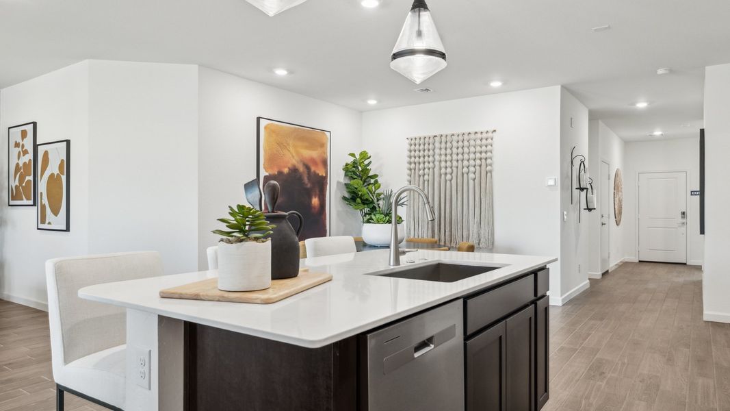 Furnished interior view inside a new home in Del Rio Ranch, Avondale (Image 9). Furnished interior view inside a new home in Del Rio Ranch, Avondale (Image 9).