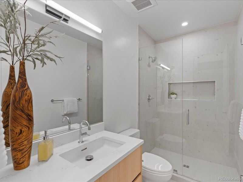 Furnished interior view inside a new home in , Denver (Image 12).