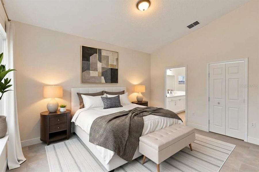 Furnished interior view inside a new home in , Yeehaw Junction (Image 20).