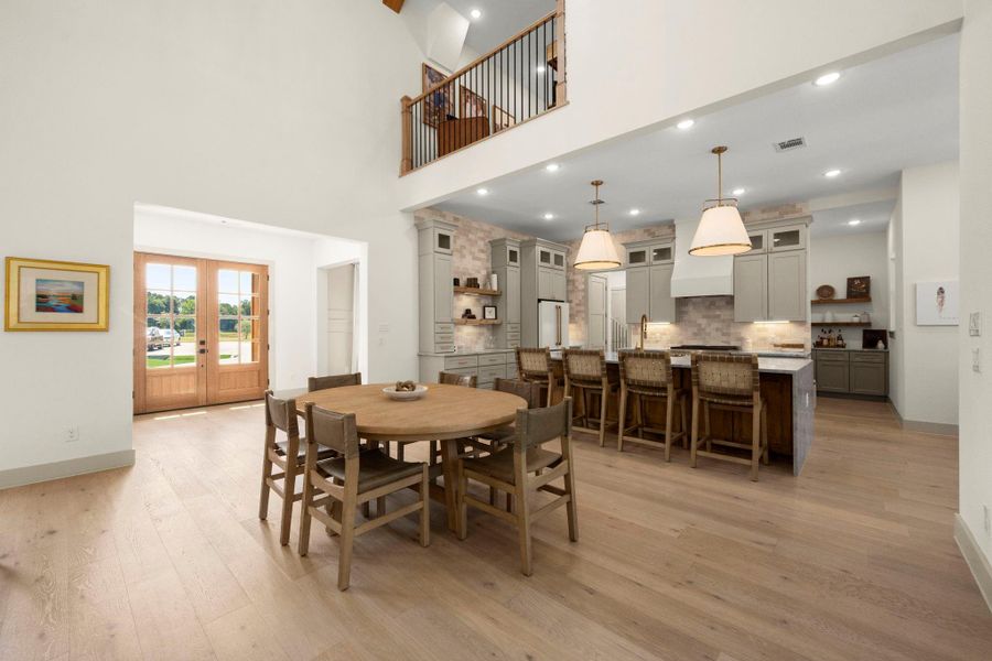 Furnished interior view inside a new home in , Tomball (Image 40).