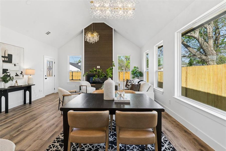 Furnished interior view inside a new home in , Dallas (Image 10).