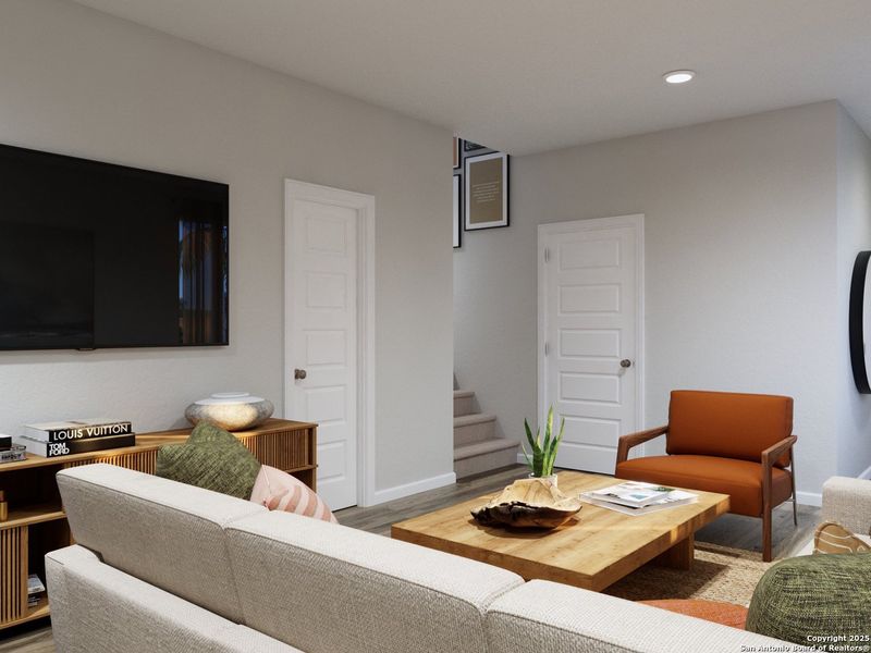 Furnished interior view inside a new home in Melissa Ranch, San Antonio (Image 9).