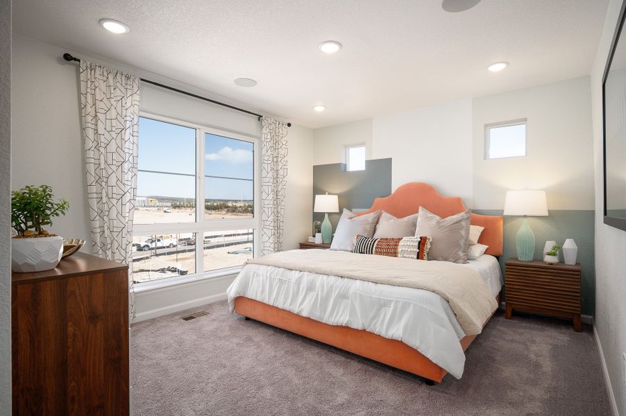Representative furnished interior of a home built from the Clark by Lokal Homes in The Commons at Victory Ridge, Colorado Springs (Image 46).