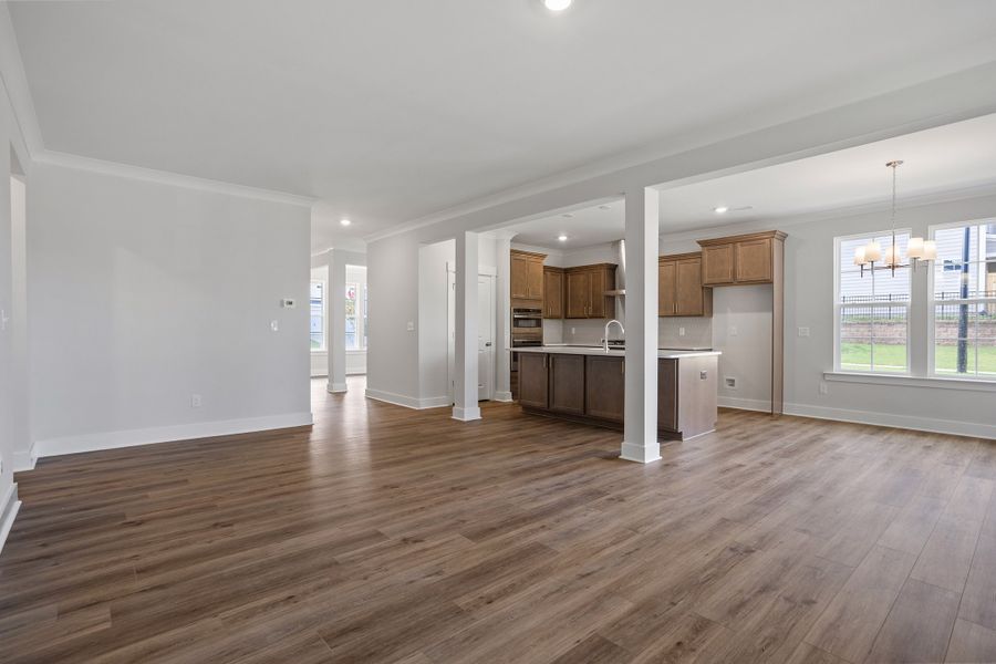 Spacious, unfurnished interior of a new home in Sweetbrier, Durham (Image 18).