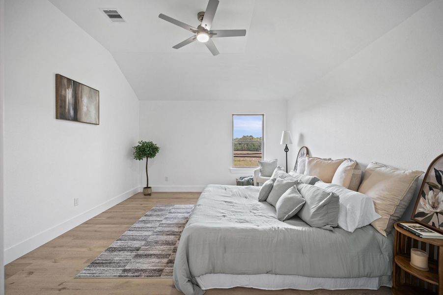 Furnished interior view inside a new home in , Willis (Image 14).