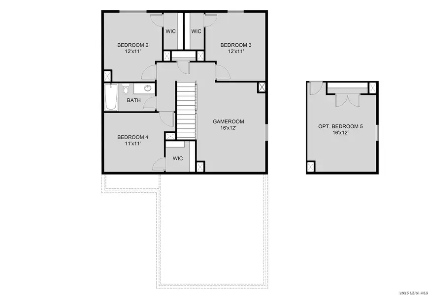 2D floor plan layout of this home in Hickory Ridge, Elmendorf, TX (Image 2). 2D floor plan layout of this home in Hickory Ridge, Elmendorf, TX (Image 2).
