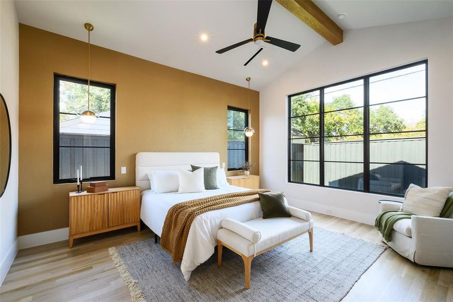 Furnished interior view inside a new home in , Dallas (Image 11).