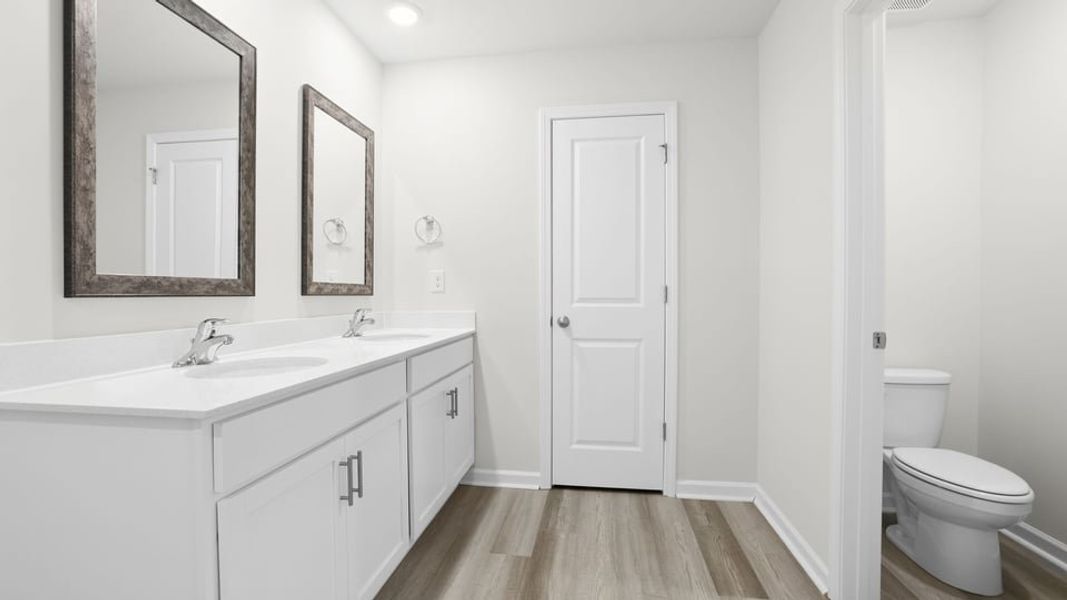 Furnished interior view inside a new home in Trailside Run, Spartanburg (Image 13). Furnished interior view inside a new home in Trailside Run, Spartanburg (Image 13).