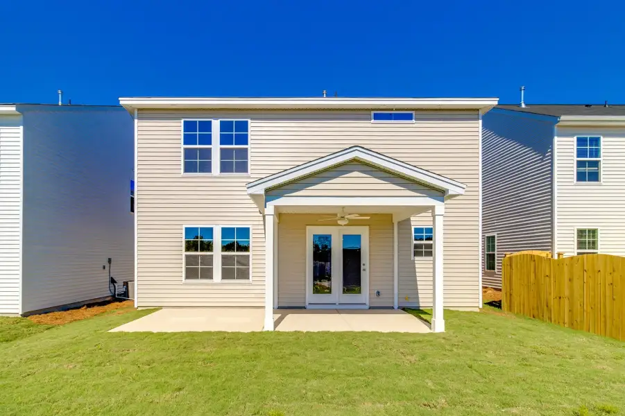Exterior details and patio area of a home in Bluefield, Lexington (Image 21).