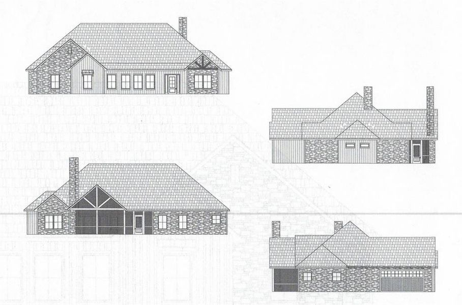 Front exterior of a new home in , Emory, TX, highlighting curb appeal (Image 1). Front exterior of a new home in , Emory, TX, highlighting curb appeal (Image 1).