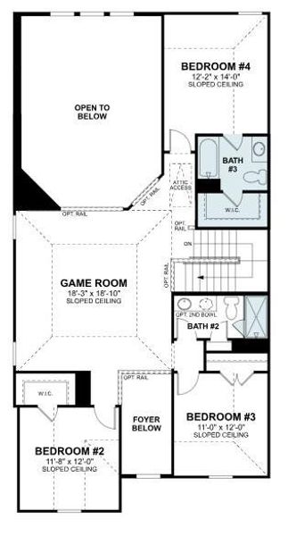 2D floor plan layout of this home in Berryknoll, Montgomery, TX (Image 5). 2D floor plan layout of this home in Berryknoll, Montgomery, TX (Image 5).