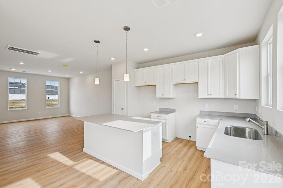 Furnished interior view inside a new home in The Crossing at Cramerton Mills, Cramerton (Image 9).