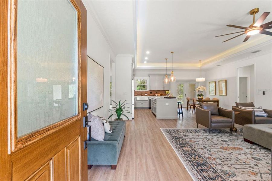 Furnished interior view inside a new home in , Citrus Springs (Image 28).
