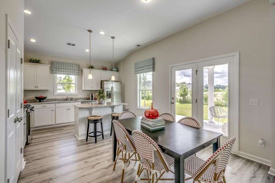 Furnished interior view inside a new home in Fairway Woods at Wyboo, Manning (Image 4).