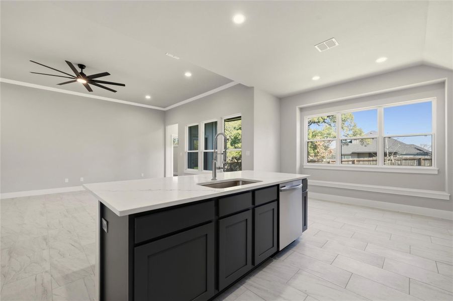 Furnished interior view inside a new home in , Wimberley (Image 6).