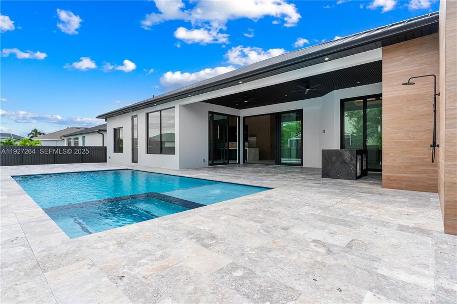 Exterior details and patio area of a home in , Cape Coral (Image 32). Exterior details and patio area of a home in , Cape Coral (Image 32).