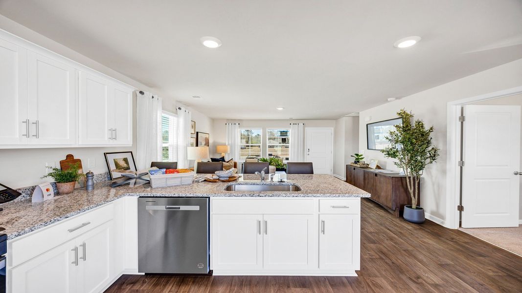 Furnished interior view inside a new home in The Park at Wilkinson, Orangeburg (Image 11).