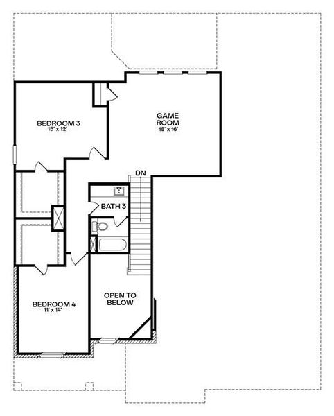 2D floor plan layout of this home in Samara, League City, TX (Image 3). 2D floor plan layout of this home in Samara, League City, TX (Image 3).