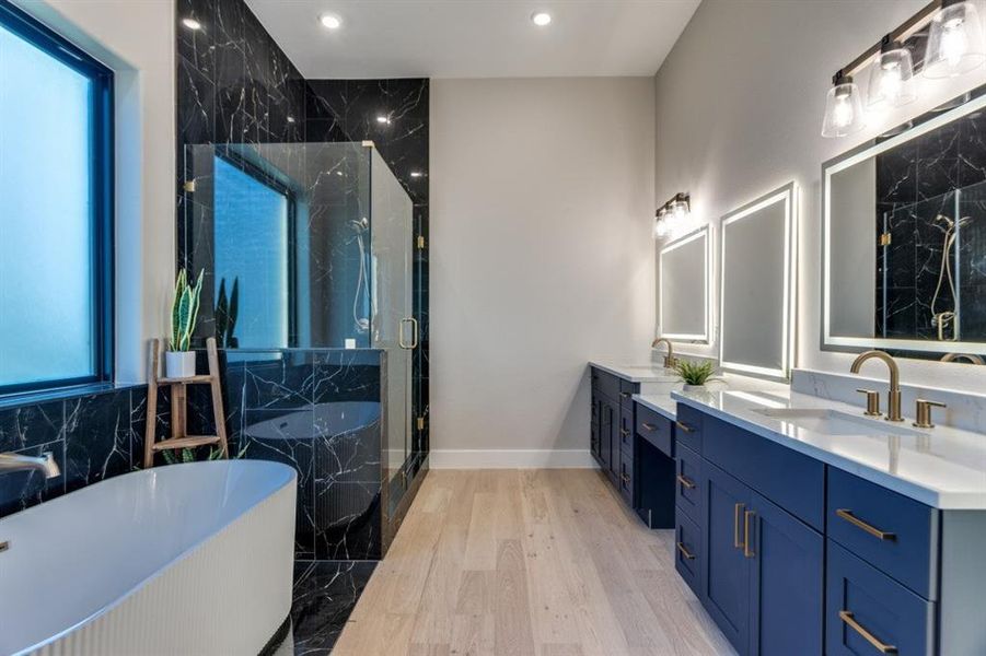 Furnished interior view inside a new home in , Godley (Image 15).