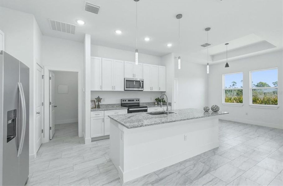 Furnished interior view inside a new home in , Placida (Image 5).