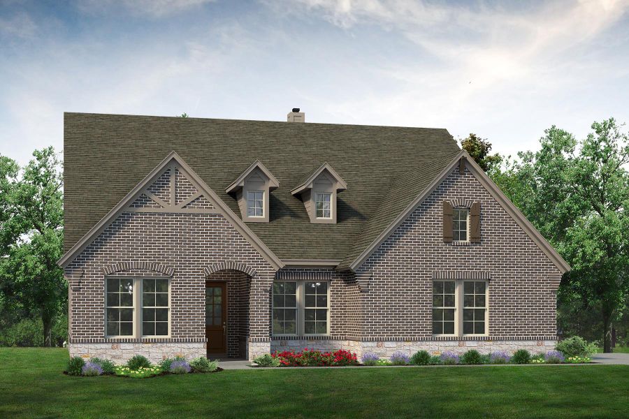 Elevation F - Side Entry