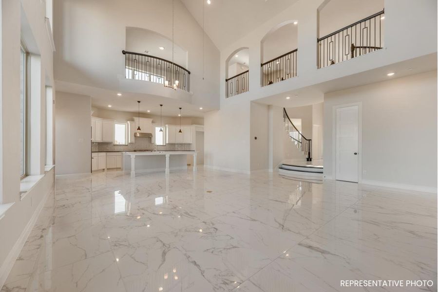 Representative unfurnished interior of a home built from the Hampton III by Grand Homes in Whitestone Estates, Parker (Image 26).