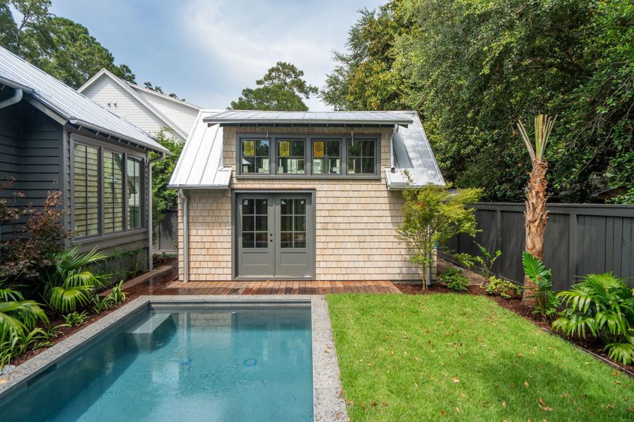 Exterior details and patio area of a home in , Mount Pleasant (Image 41).