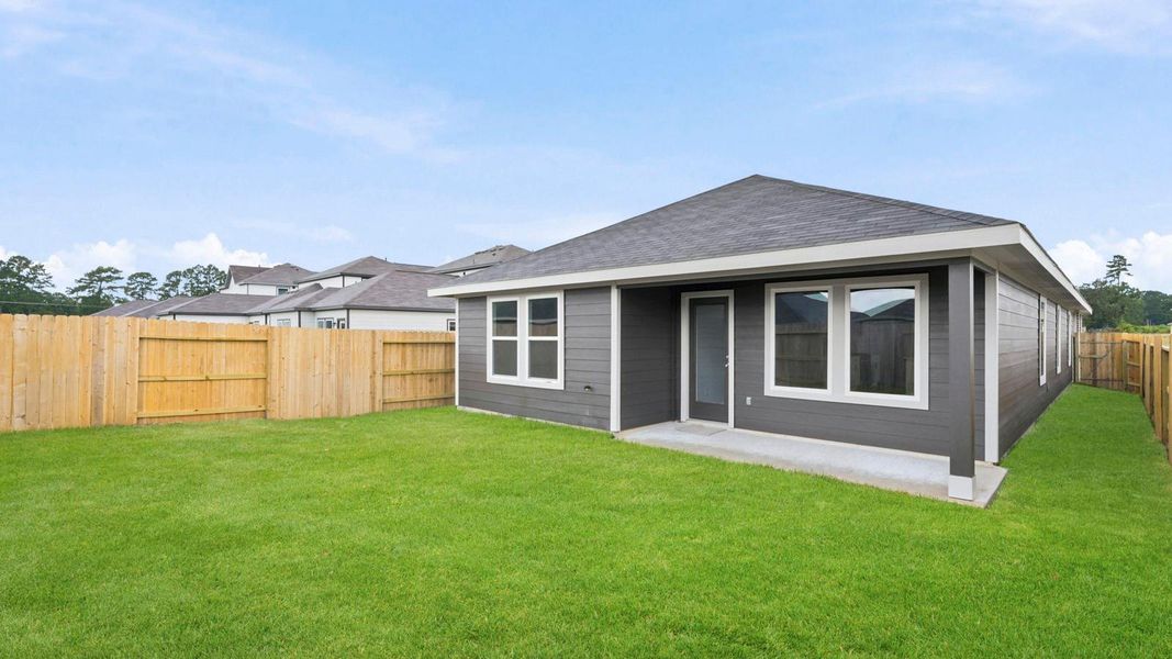 Exterior details and patio area of a home in Maple Woods, Hockley (Image 3).