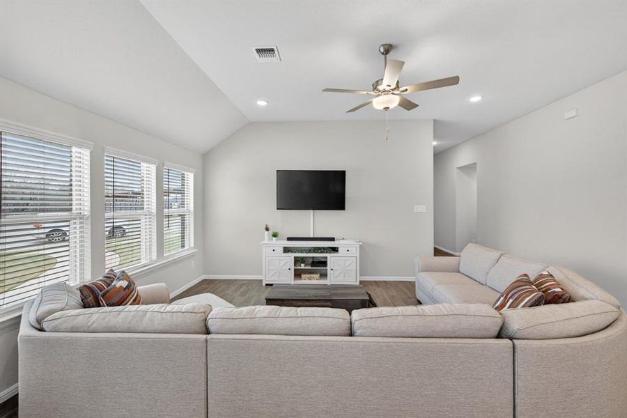 Furnished interior view inside a new home in Sagebrook, Denton (Image 10).