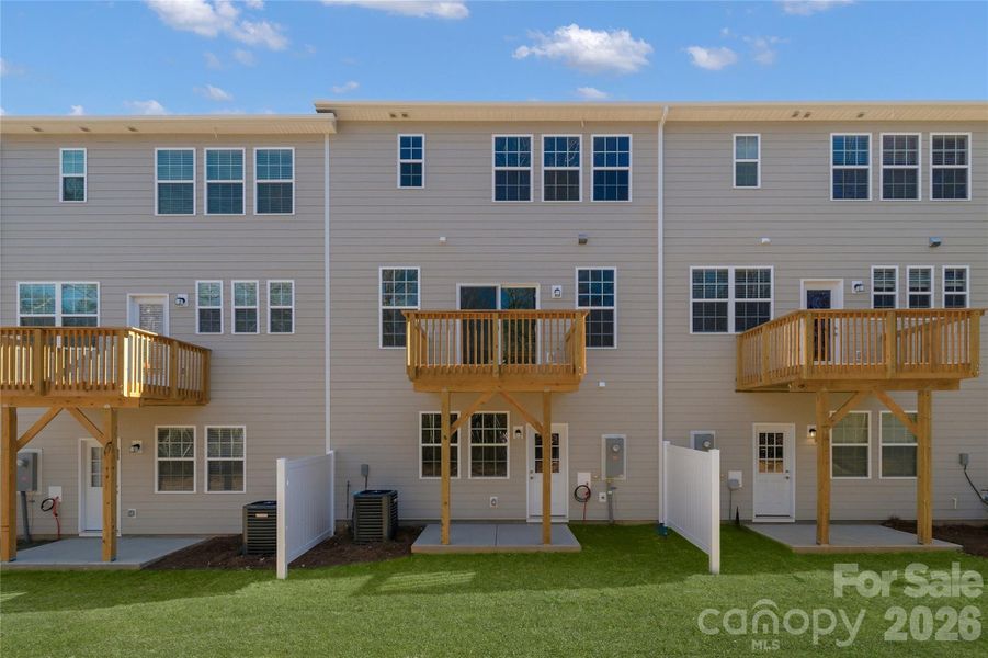 Exterior details and patio area of a home in Village of Waxhaw, Waxhaw (Image 3).