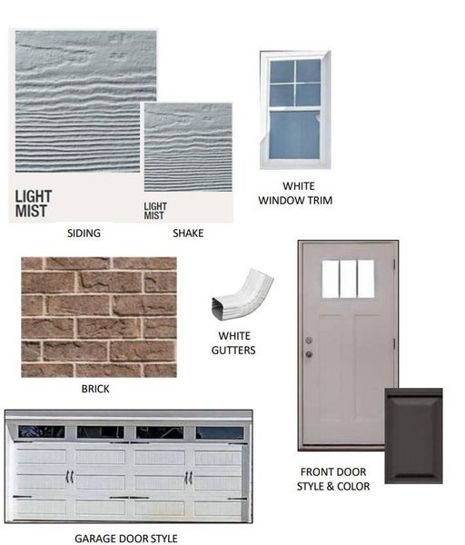 Visual representation of design selections