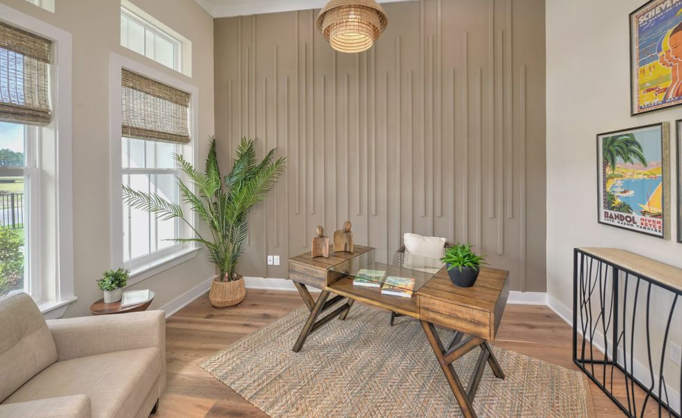 Furnished interior view inside a new home in Amelia National, Fernandina Beach (Image 17).