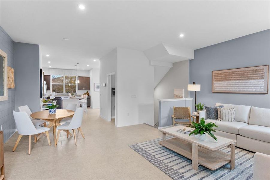 Furnished interior view inside a new home in , Westchase (Image 14).