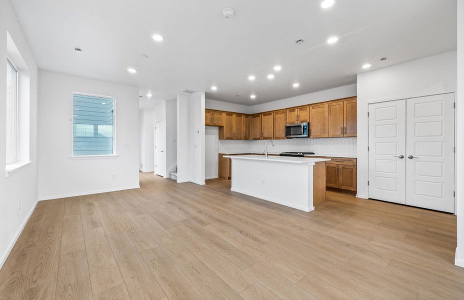 Furnished interior view inside a new home in Painted Prairie, Aurora (Image 9).