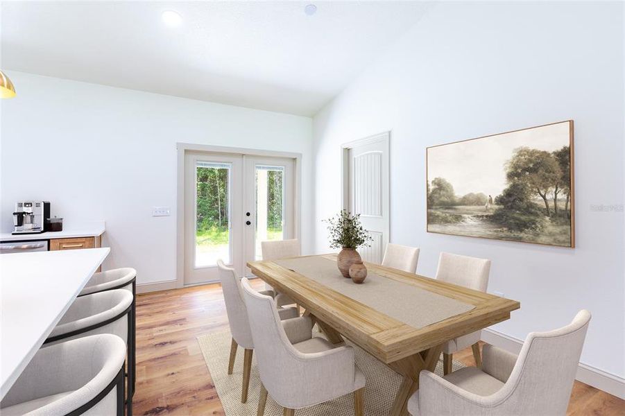 Furnished interior view inside a new home in , Raiford (Image 5).