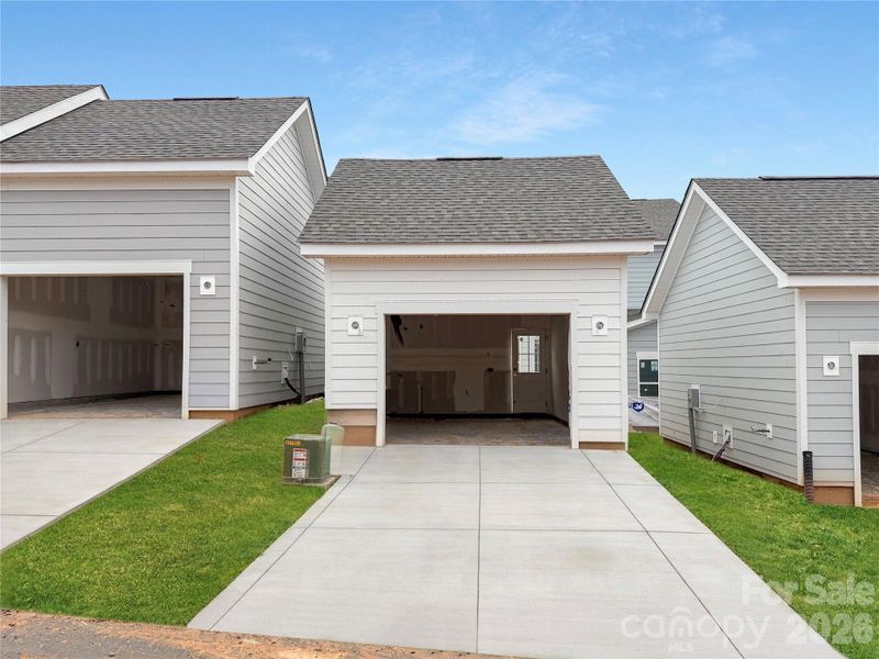 Exterior details and patio area of a home in , Asheville (Image 16).
