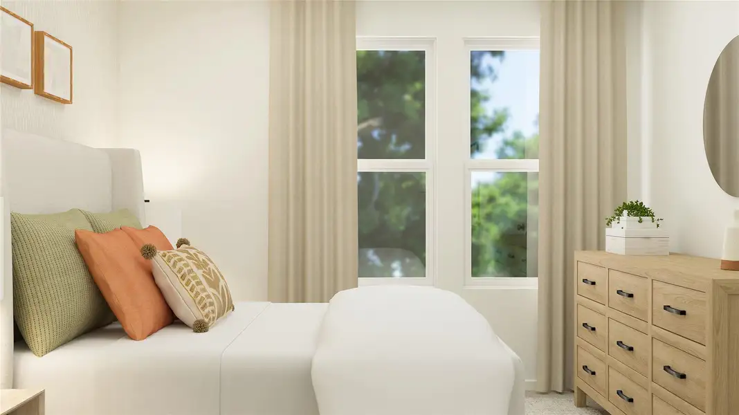 Furnished interior view inside a new home in River Bridge Ranch, San Marcos (Image 7).