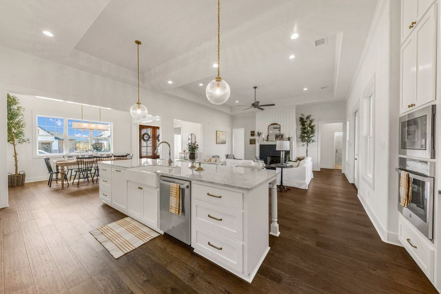 Representative furnished interior of a home built from the The Grayson by Reece Homes in Stella Ranch, Bryan (Image 21).