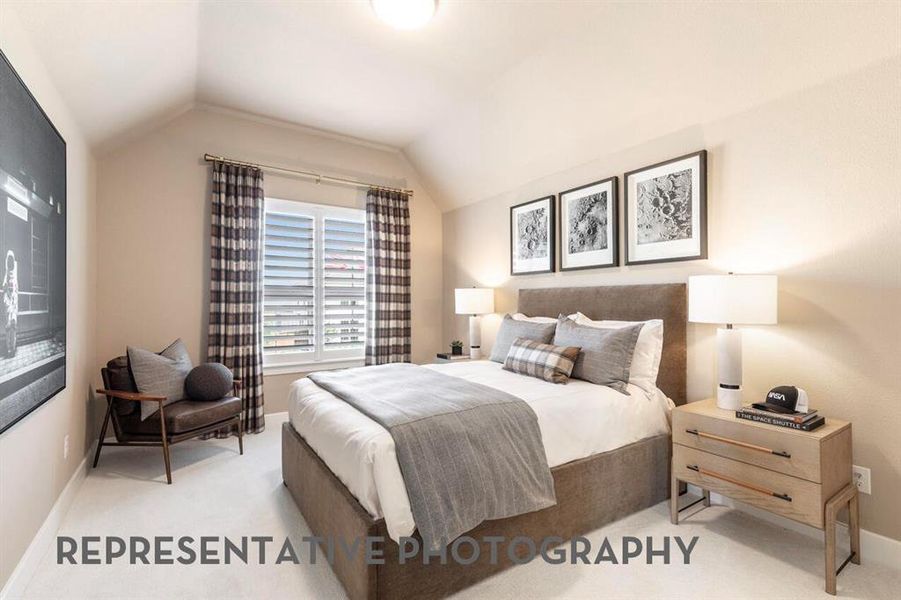 Furnished interior view inside a new home in Star Trail, Prosper (Image 21).