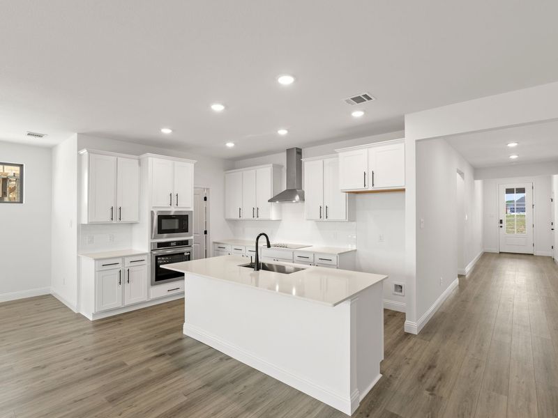 Furnished interior view inside a new home in Mercer Meadows, Royse City (Image 7).