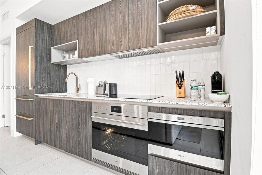 Furnished interior view inside a new home in , Miami (Image 8).