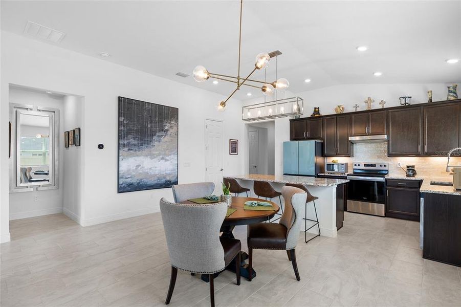 Furnished interior view inside a new home in Riverstone, Land O' Lakes (Image 32).