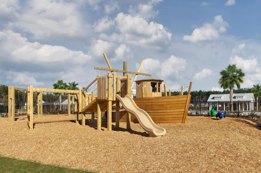 Front exterior of a new home in Watson Hill, Summerville, SC, highlighting curb appeal (Image 7). Front exterior of a new home in Watson Hill, Summerville, SC, highlighting curb appeal (Image 7).