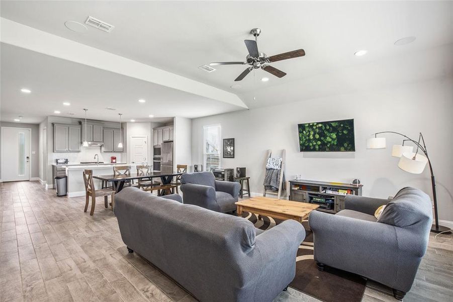 Furnished interior view inside a new home in , Denton (Image 12).
