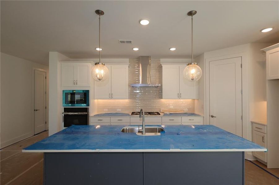 Furnished interior view inside a new home in Crescent Pointe at Great Sky, Canton (Image 7).