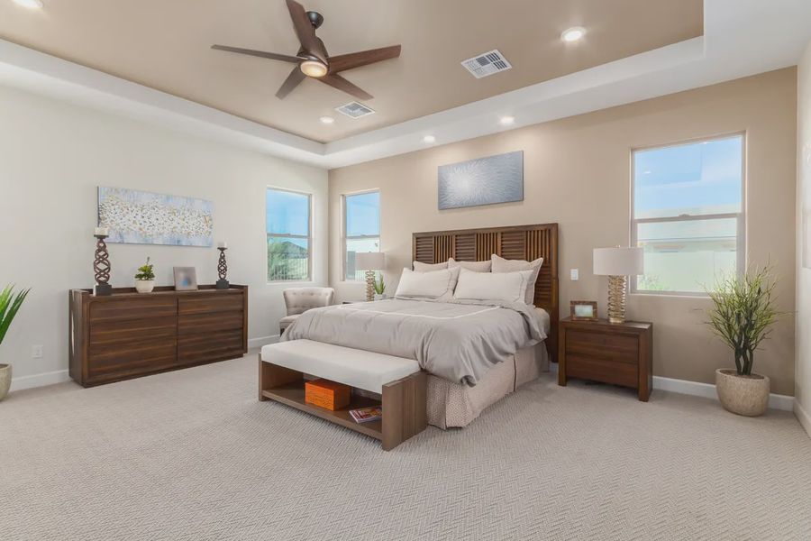 Furnished interior view inside a new home in Bellero Estates, Queen Creek (Image 16).