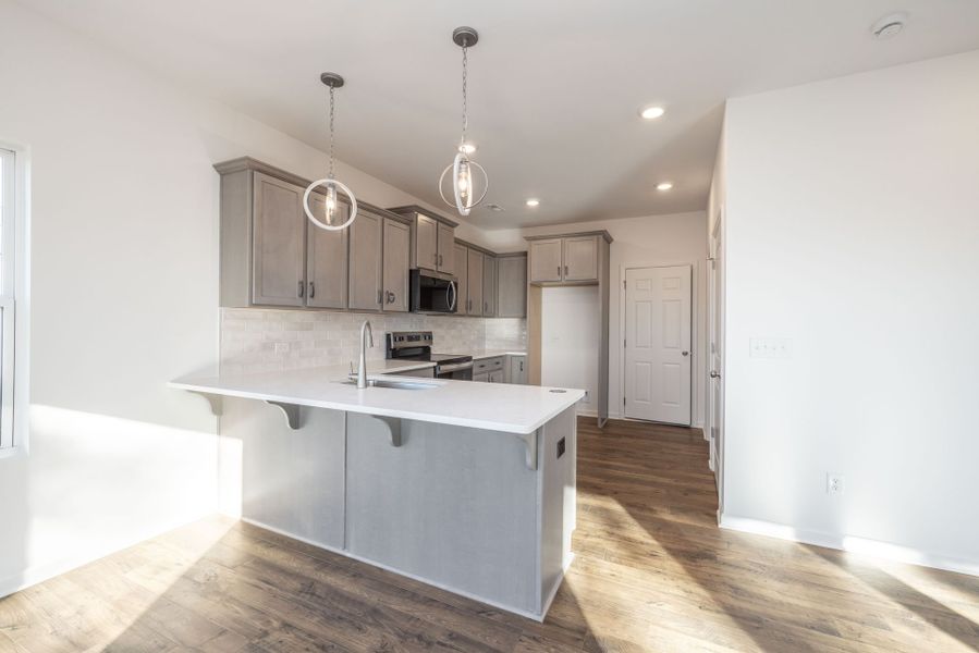 Furnished interior view inside a new home in Grandview, Albemarle (Image 3).