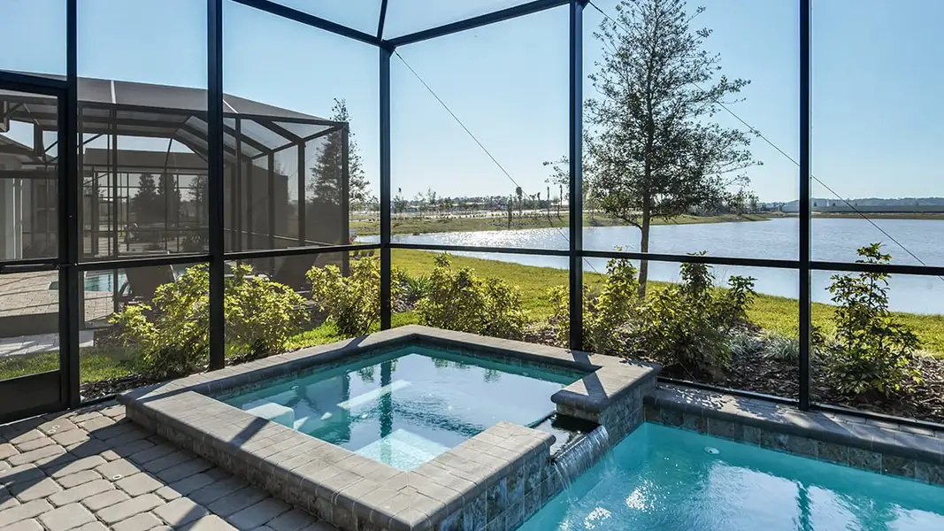 Representative exterior details of a home built from the Pallazio by Taylor Morrison in Esplanade at McKinnon Groves, Winter Garden (Image 4).