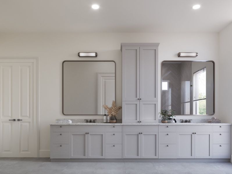 Conner - Interior Rendering - Primary Bathroom